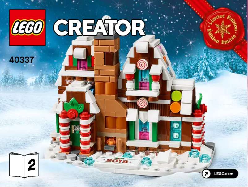 Page 1 of the manual User Manual Lego Creator 40337