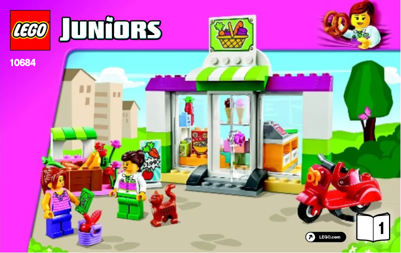 Page 1 of the manual User Manual Lego Juniors 10684