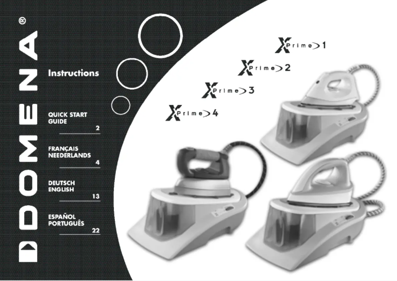 Image de la première page du manuel de l'appareil Xprime 4 pro