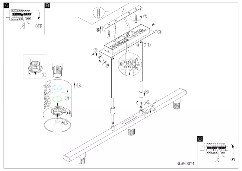 First page image of the manual for Almera 1