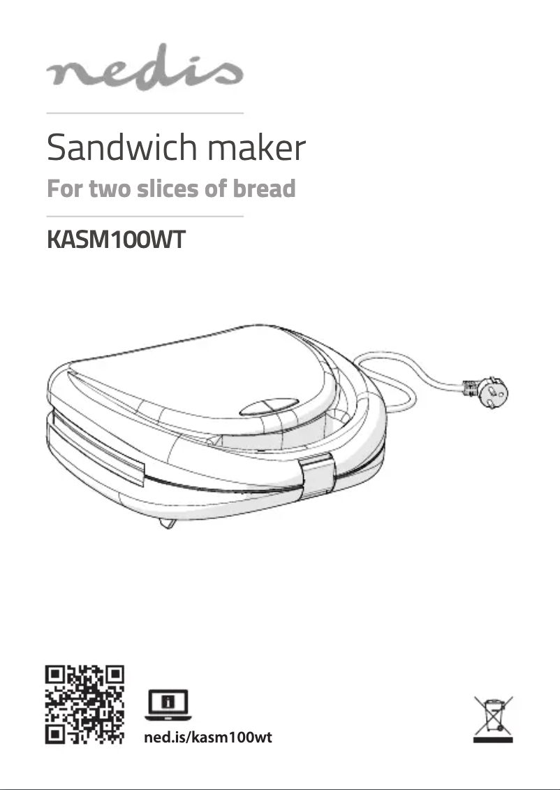 Page 1 of the manual User Manual Nedis KASM110FWT