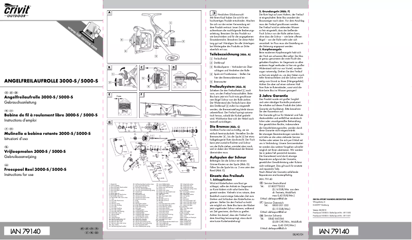 Image de la première page du manuel de l'appareil IAN 79140