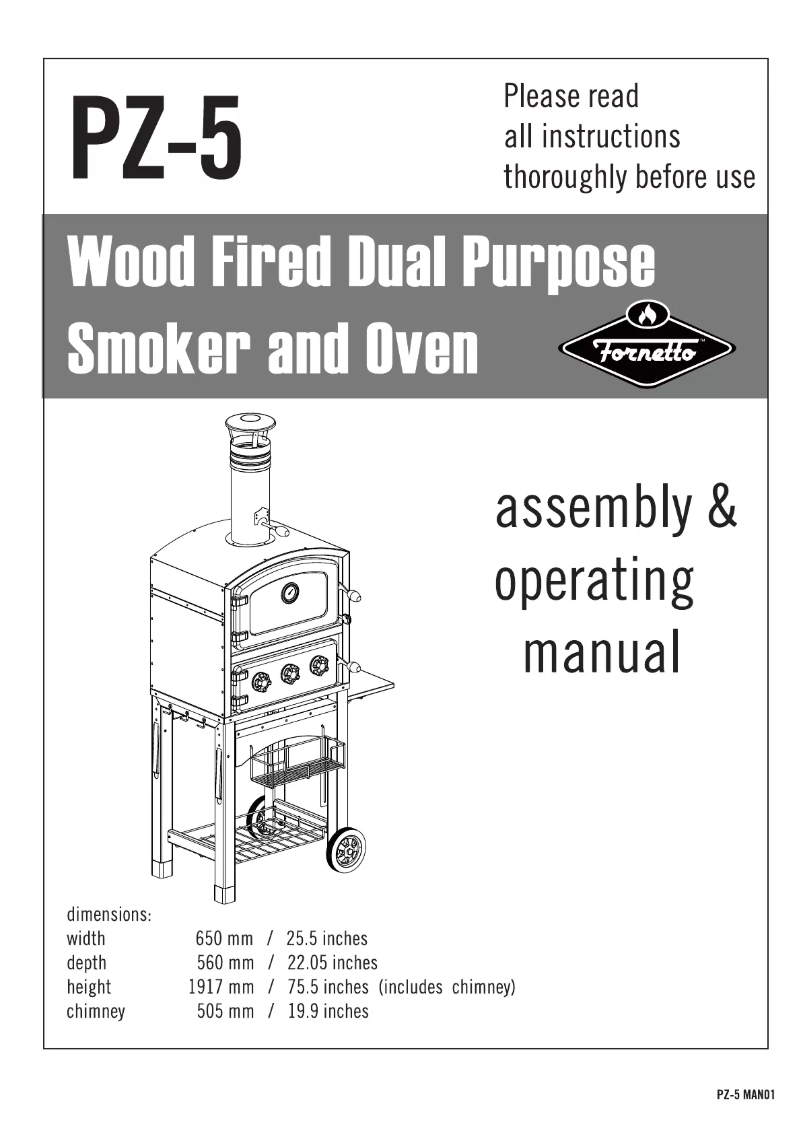 Page 1 of the manual User Manual Fornetto G3601R
