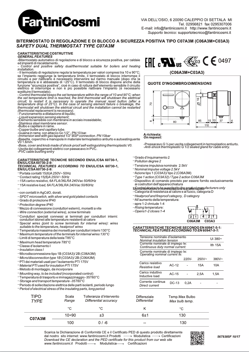 First page image of the manual for C07