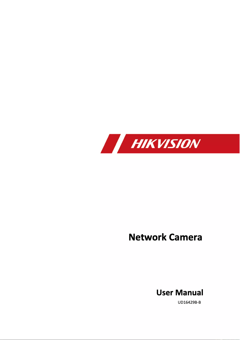 First page image of the manual for DS-2CD6D82G0-IH