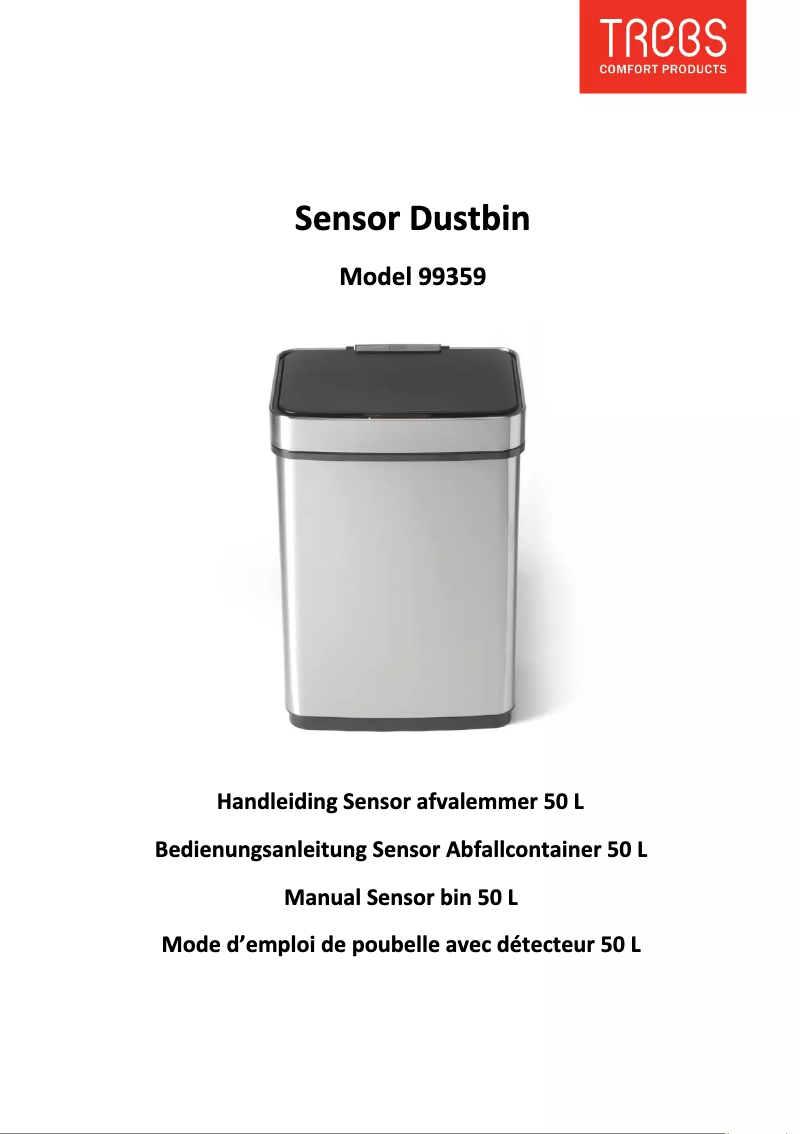 Page 1 of the manual User Manual Trebs Comfortliving 99359
