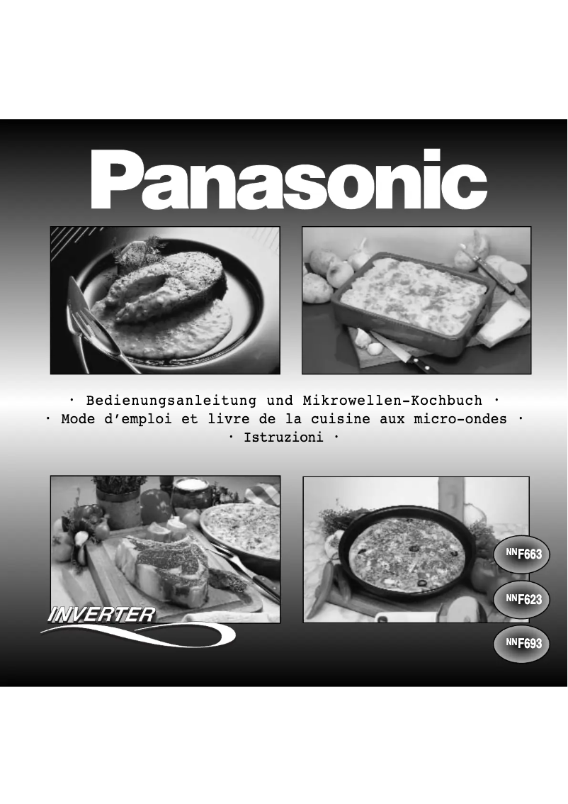 Page 1 of the manual User Manual Panasonic NN-F623