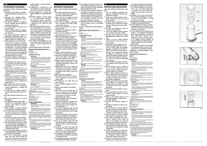 First page image of the manual for 3014