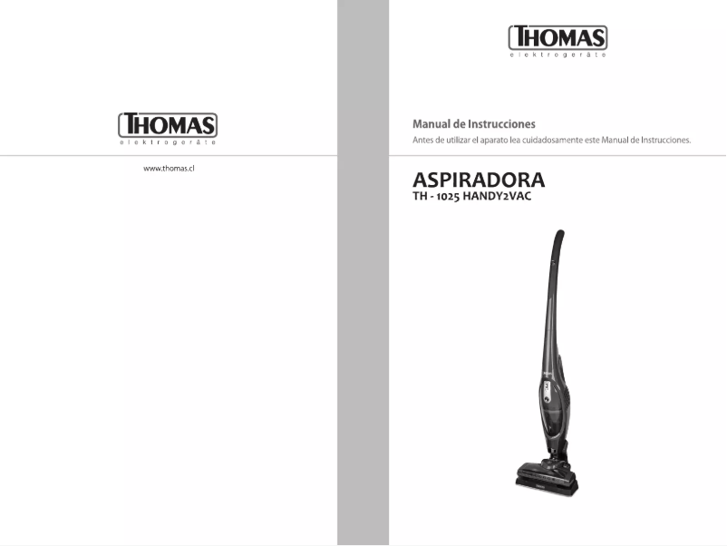 First page image of the manual for TH-1025