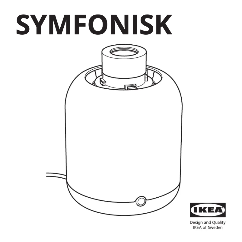 Page 1 of the manual User Manual Ikea SYMFONISK 405.672.32