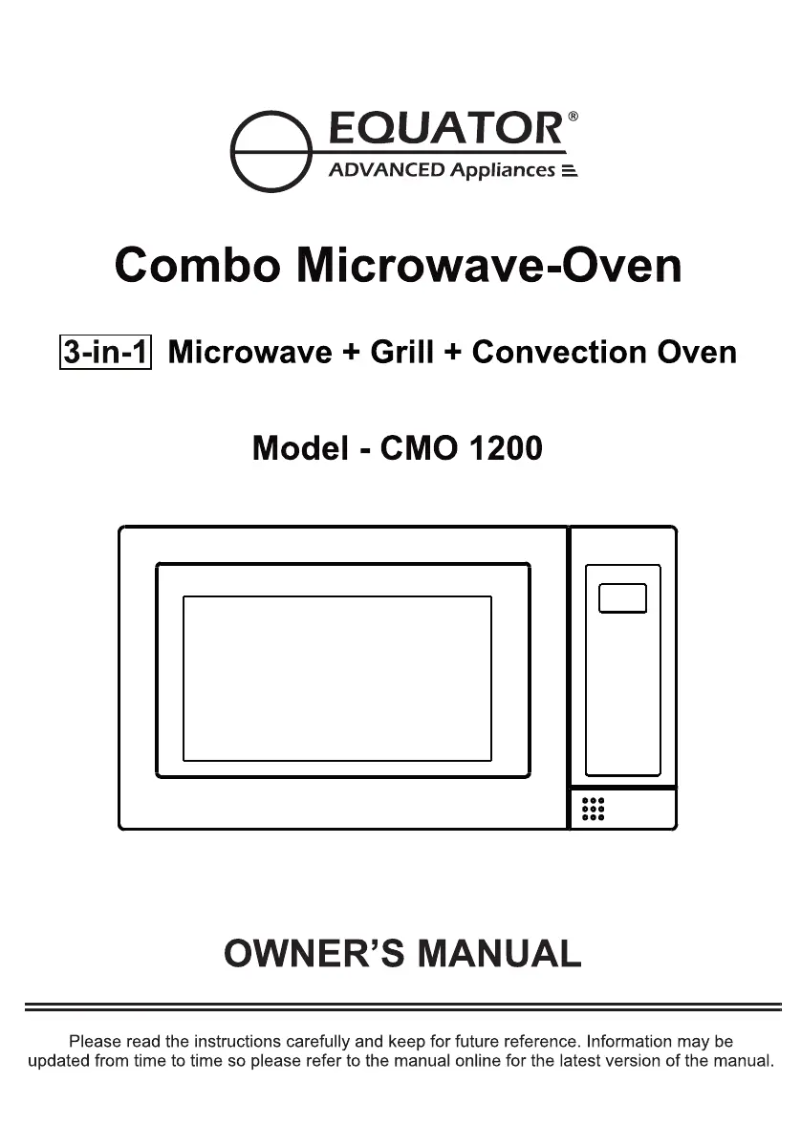 First page image of the manual for CMO 1200