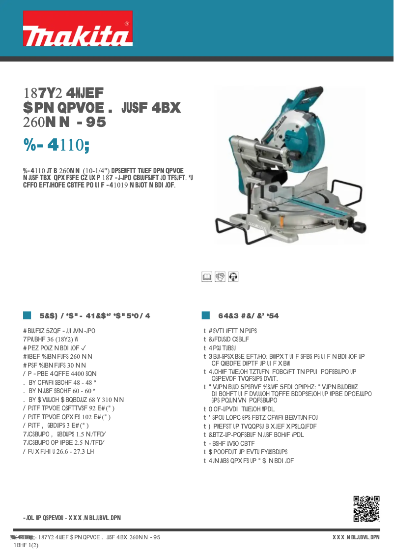 First page image of the manual for DLS110Z