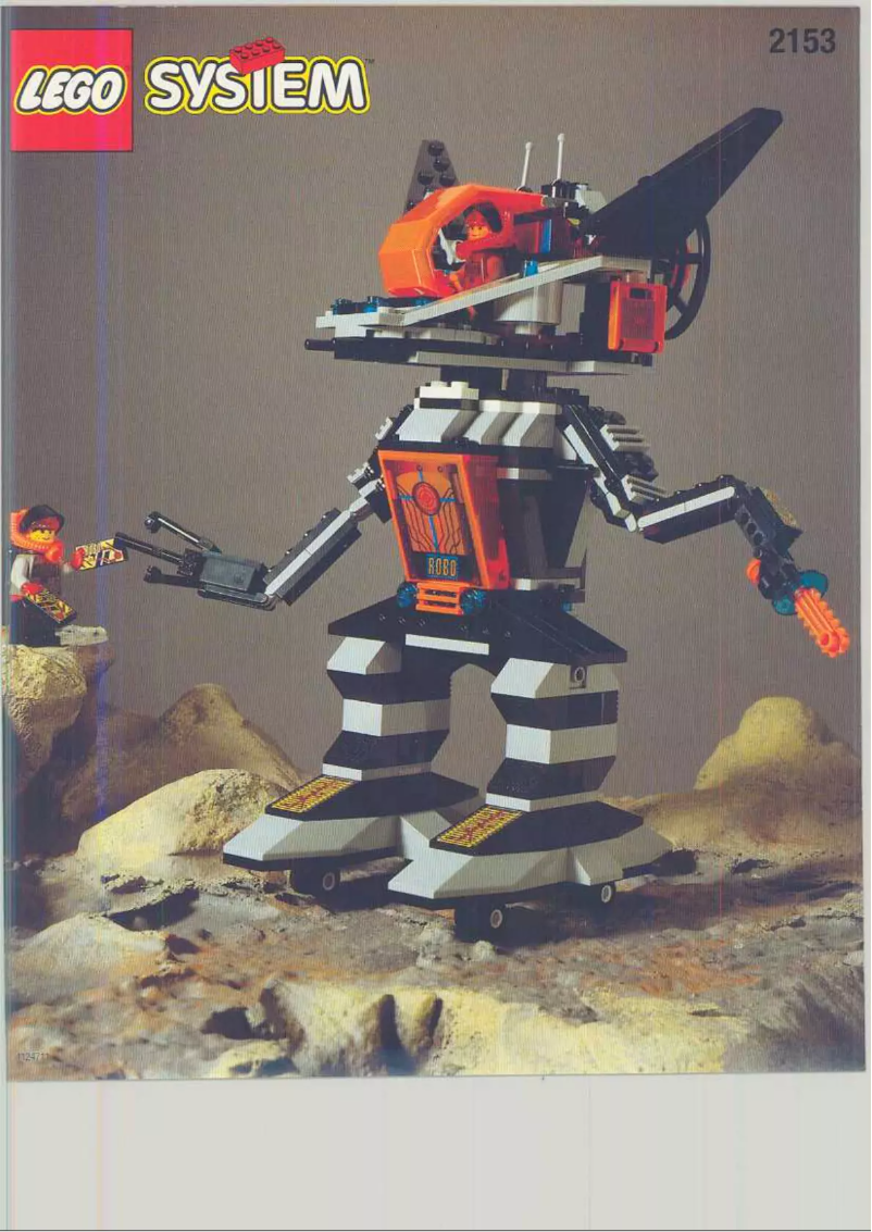 Page 1 of the manual User Manual Lego Space 2153