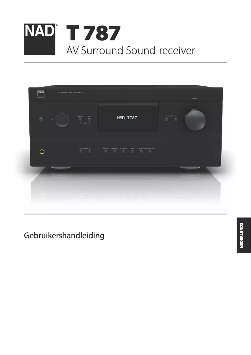 First page image of the manual for T787