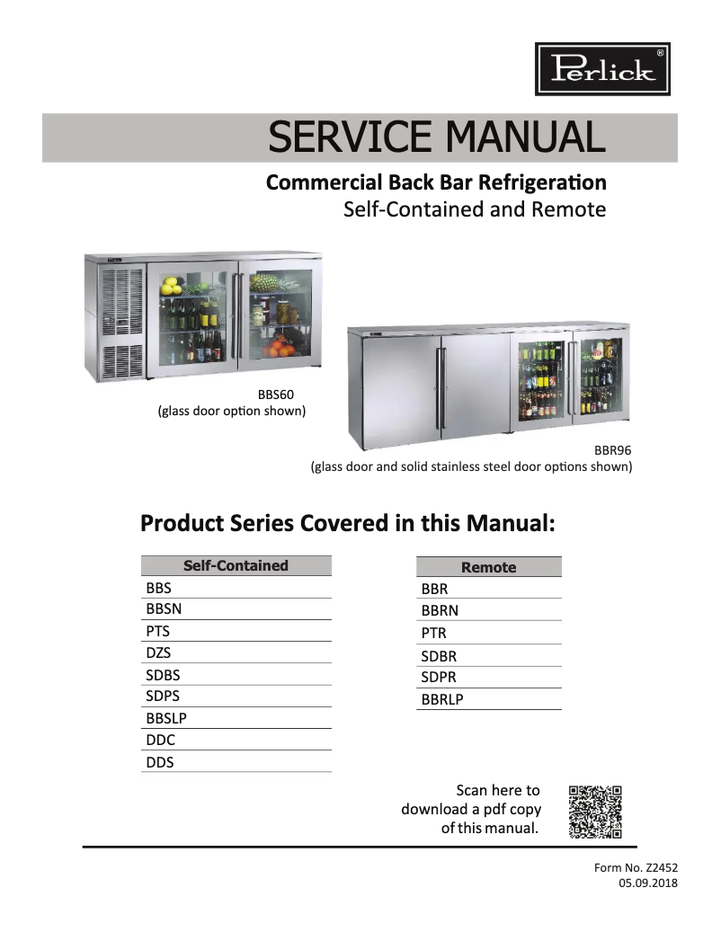 First page image of the manual for DDS84