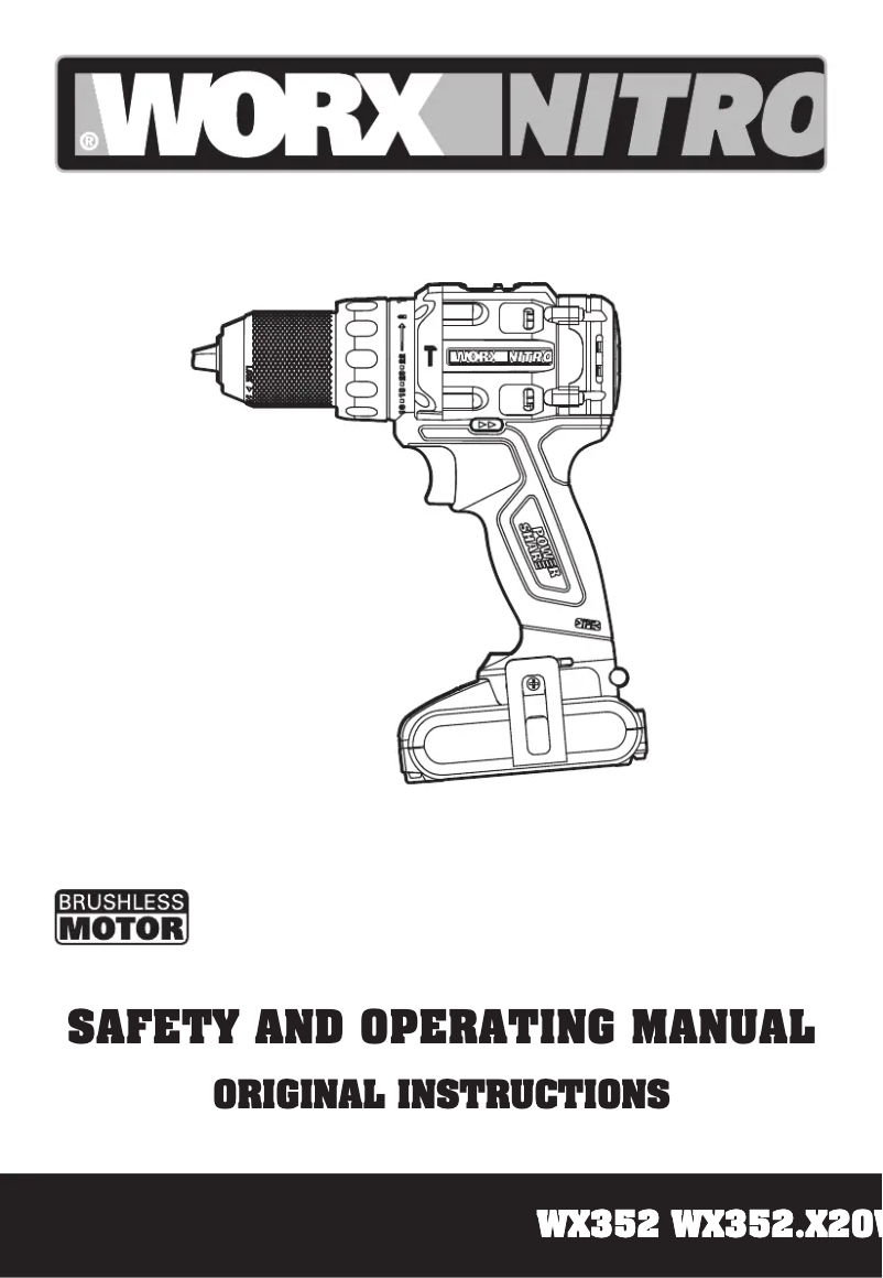 First page image of the manual for WX352