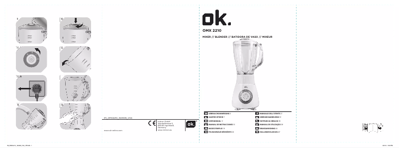 Page 1 of the manual User Manual OK OMX 2210