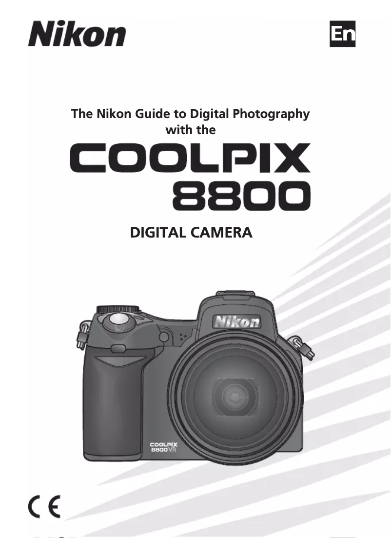 First page image of the manual for Coolpix 8800