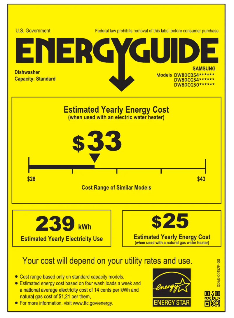 First page image of the manual for DW80CG545