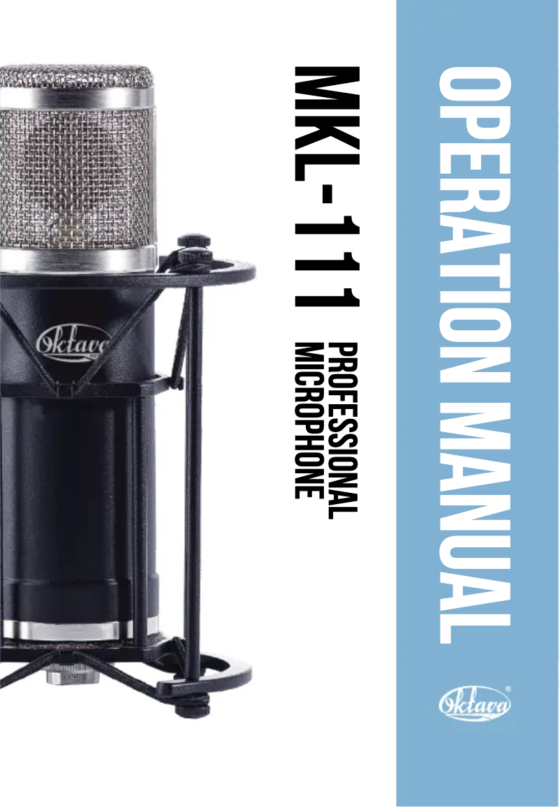 First page image of the manual for MKL-111