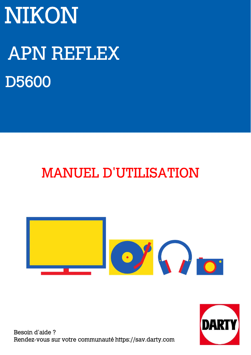Page 1 of the manual User Manual Nikon D5600