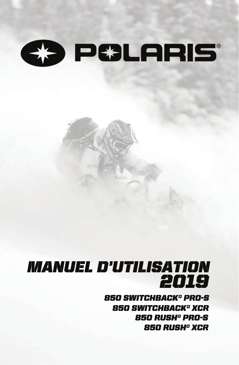 First page image of the manual for 850 Switchback Pro-S (2019)