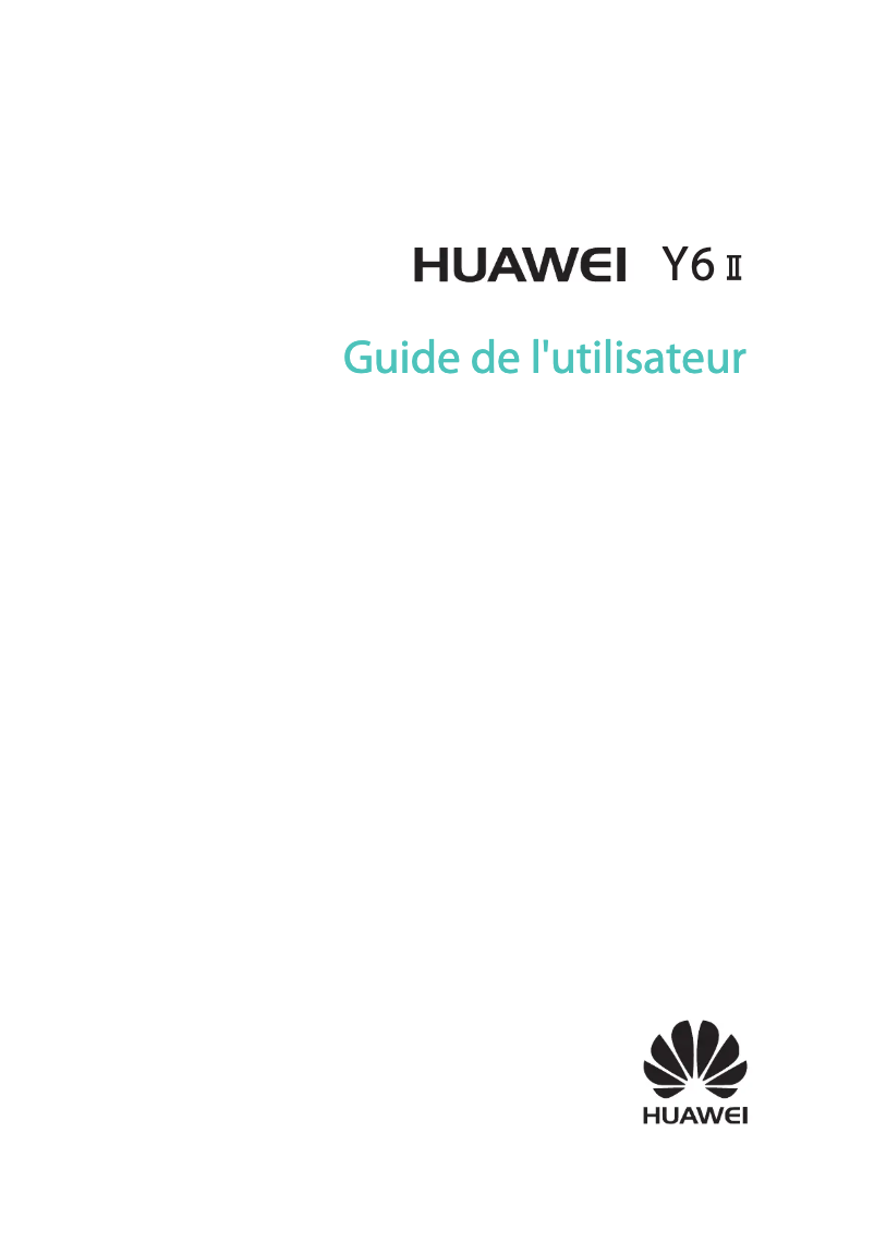 Page 1 of the manual User Manual Huawei Y6 II