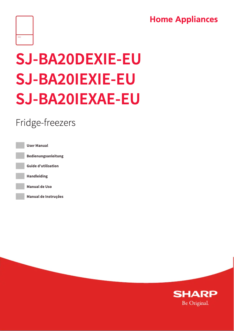 First page image of the manual for SJ-BA20IEXAE-EU