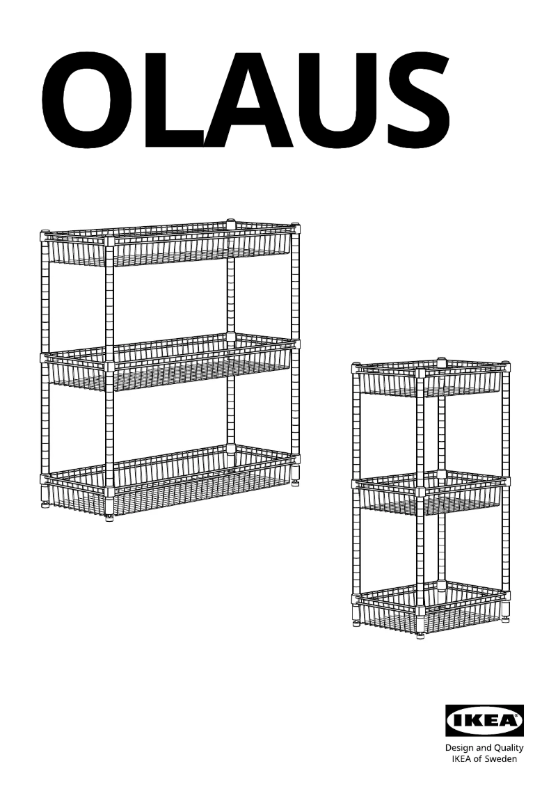 Page 1 of the manual User Manual Ikea OLAUS 904.894.11