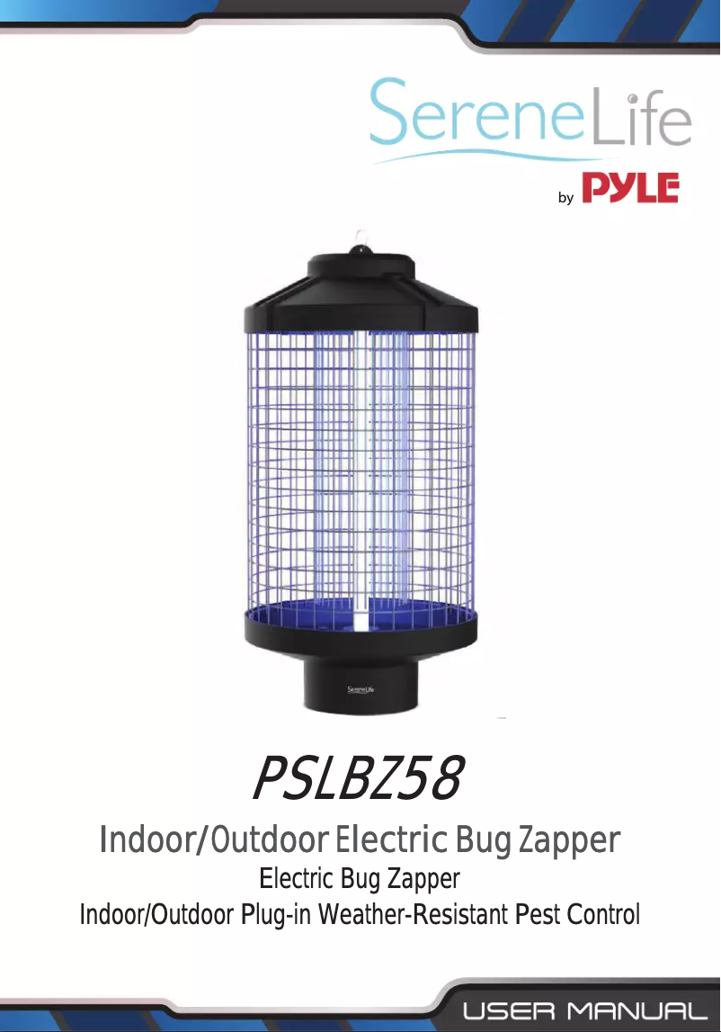 First page image of the manual for PSLBZ58