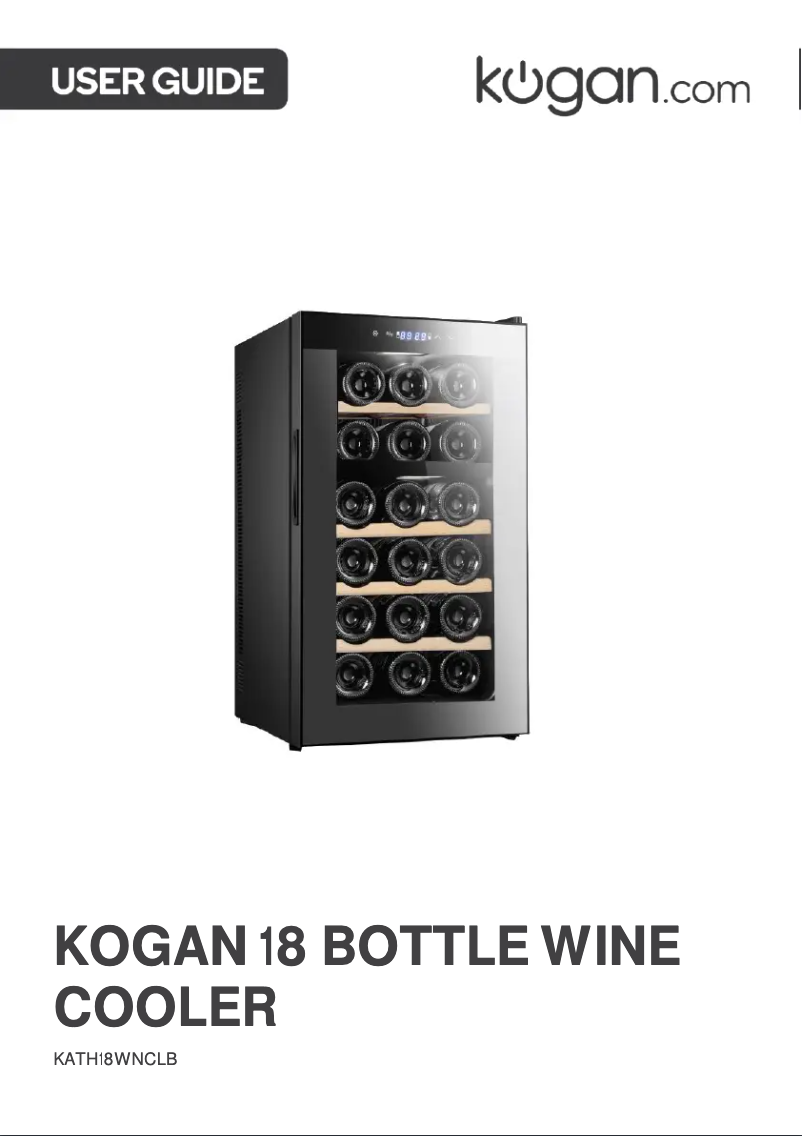 Page 1 of the manual User Manual Kogan KATH18WNCLB