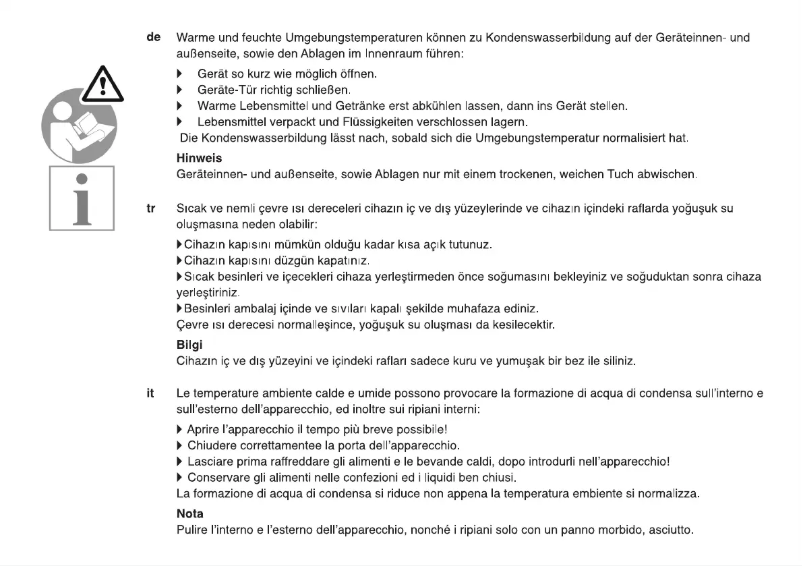First page image of the manual for KDN30N12M8