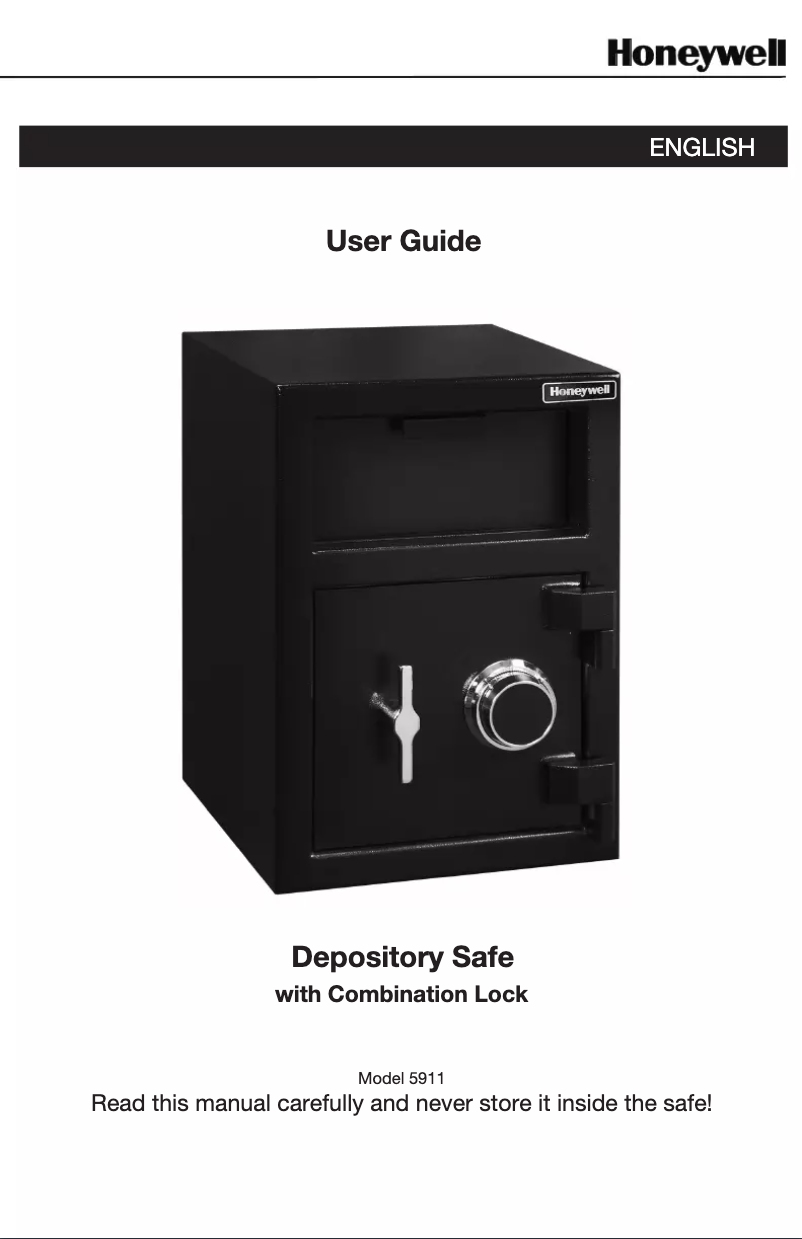 Page 1 of the manual User Manual Honeywell 5911