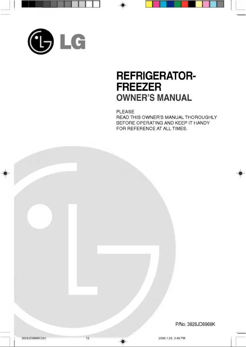 First page image of the manual for GR-B472QL