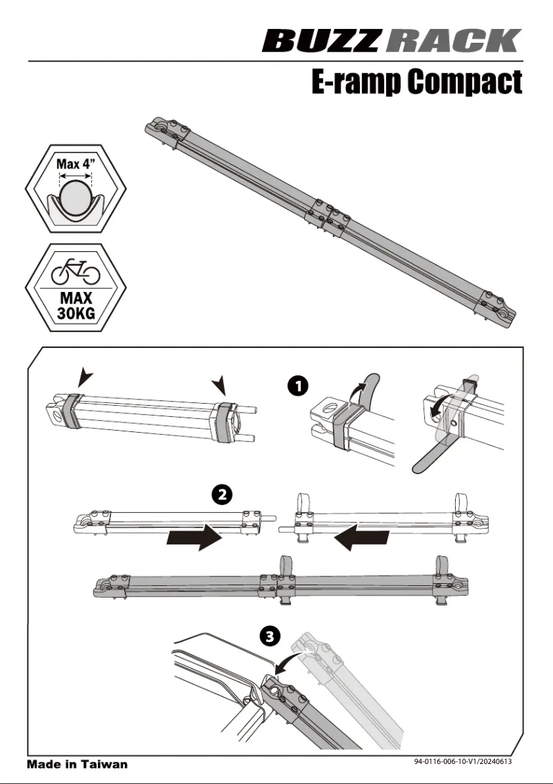 Page 1 of the manual User Manual Buzz Rack E-Ramp Compact