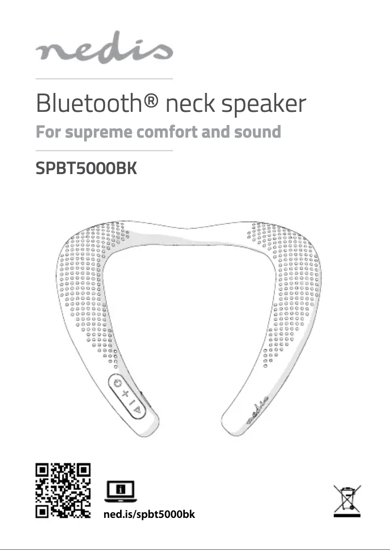 First page image of the manual for SPBT5000BK