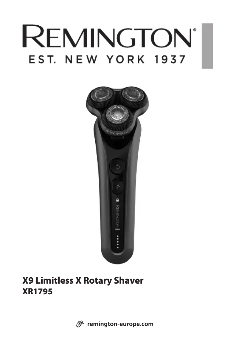 First page image of the manual for X9 Limitless X XR1795