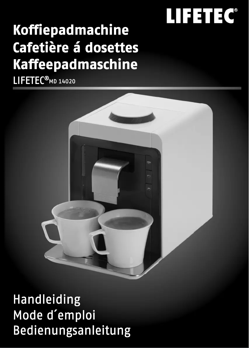 First page image of the manual for MD 14020