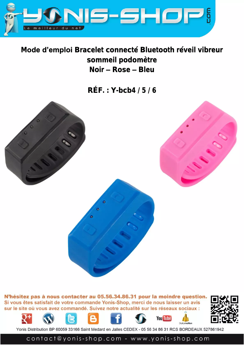 First page image of the manual for Y-BCB6