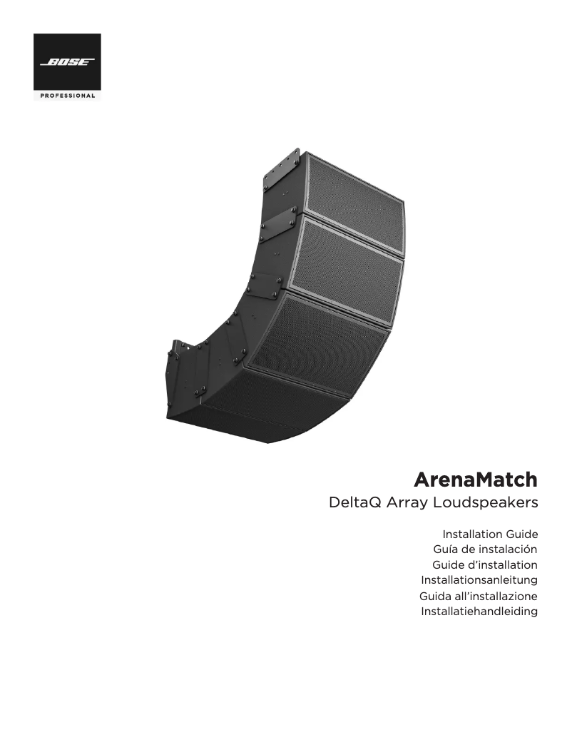 First page image of the manual for ArenaMatch AM80