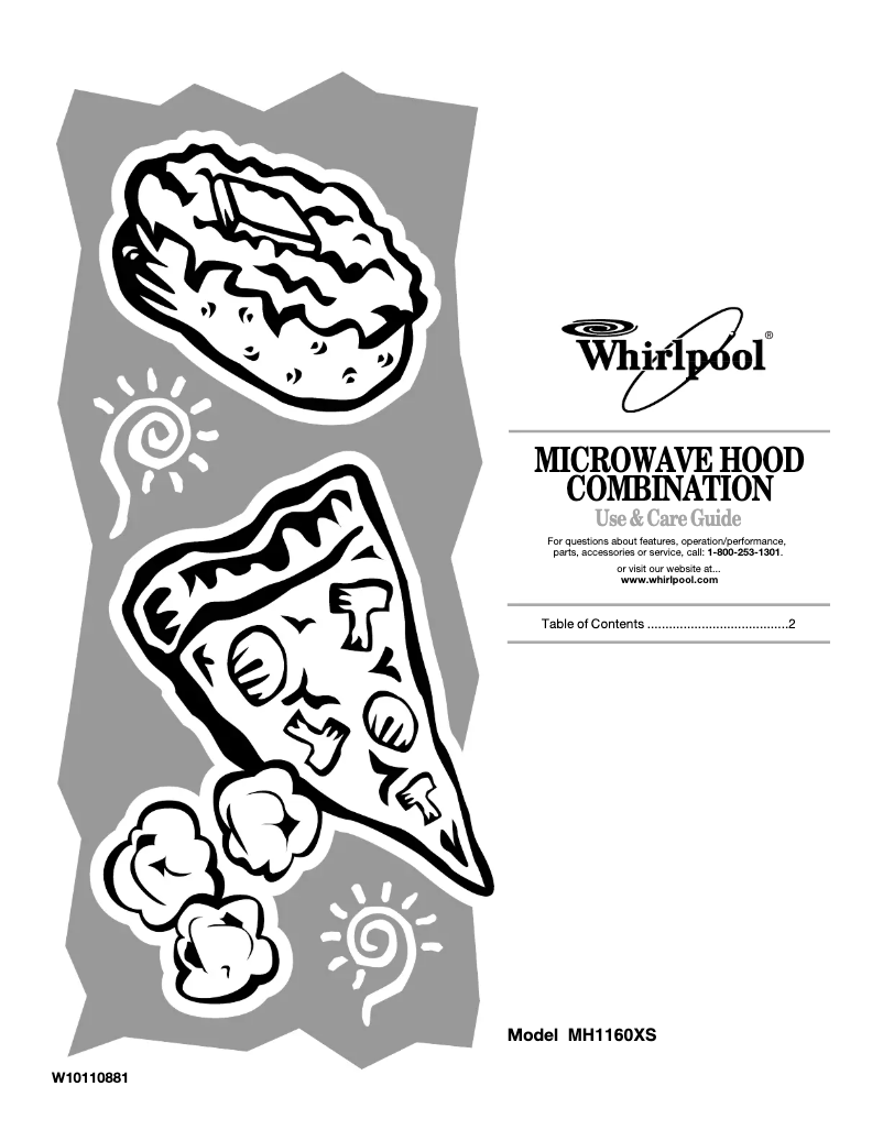 First page image of the manual for MH1160XSQ