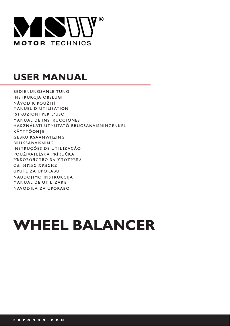 Page 1 of the manual User Manual MSW MSW-WB-270
