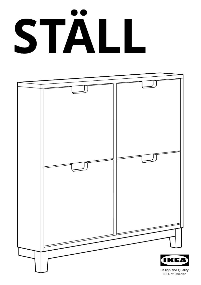 Page 1 of the manual User Manual Ikea STÄLL 405.302.67
