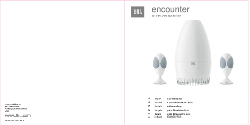 First page image of the manual for Encounter