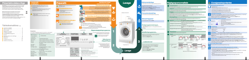 First page image of the manual for WM12E480FF