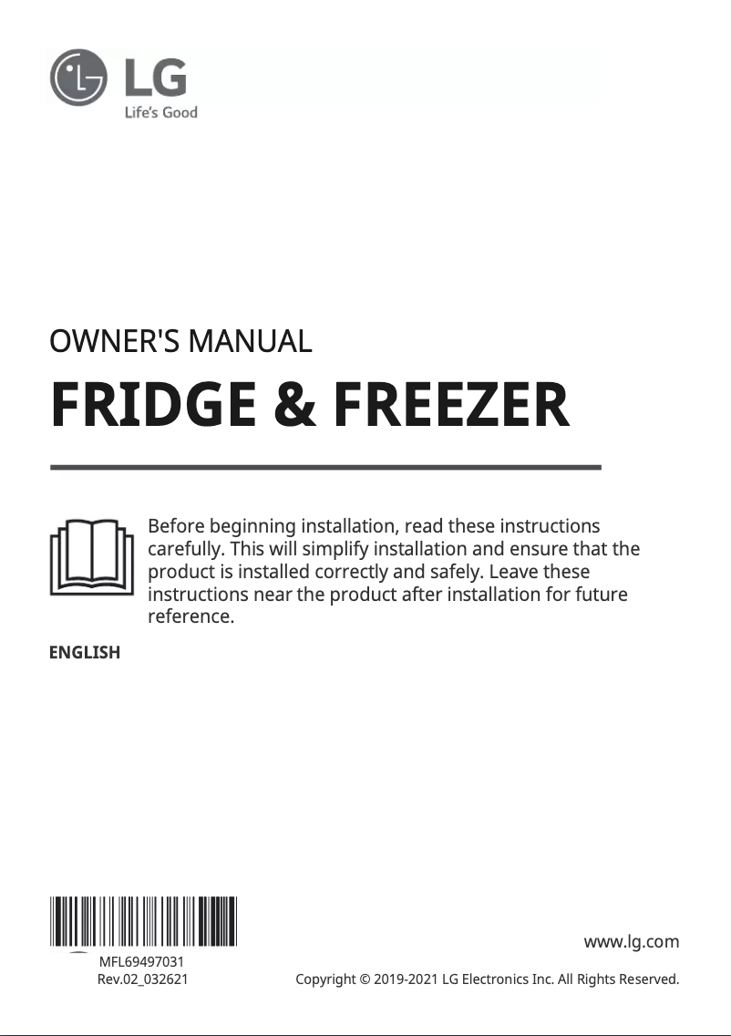 First page image of the manual for LM89SXD