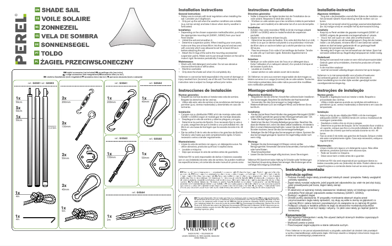 First page image of the manual for GSS4430LG