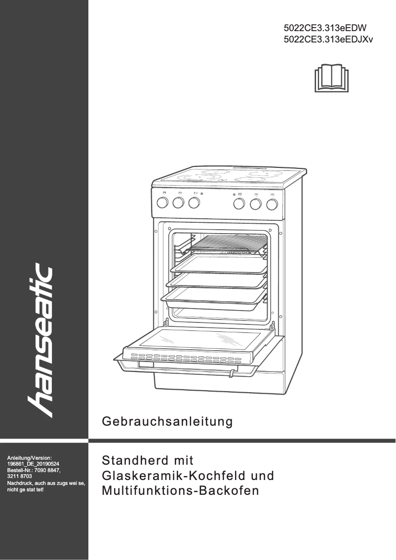 First page image of the manual for 5022CE3.313eEDW