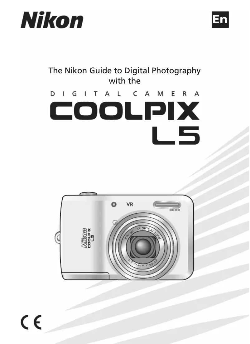 First page image of the manual for Coolpix L5