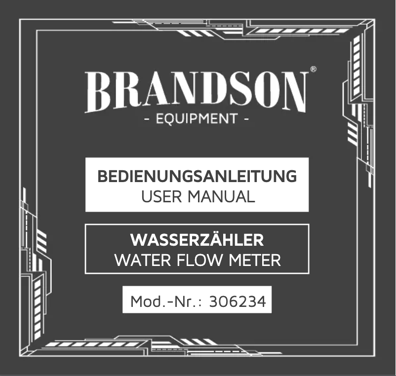 First page image of the manual for 306234